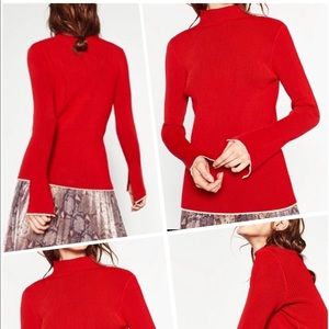 Zara Woman Ribbed Sweater